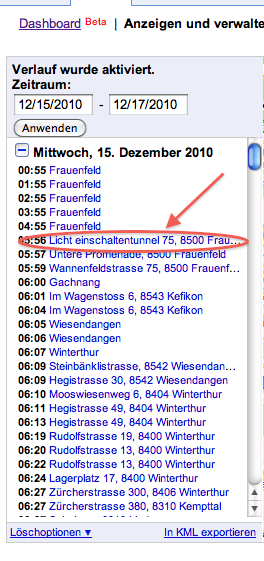 Licht Einschalten - Tunnel